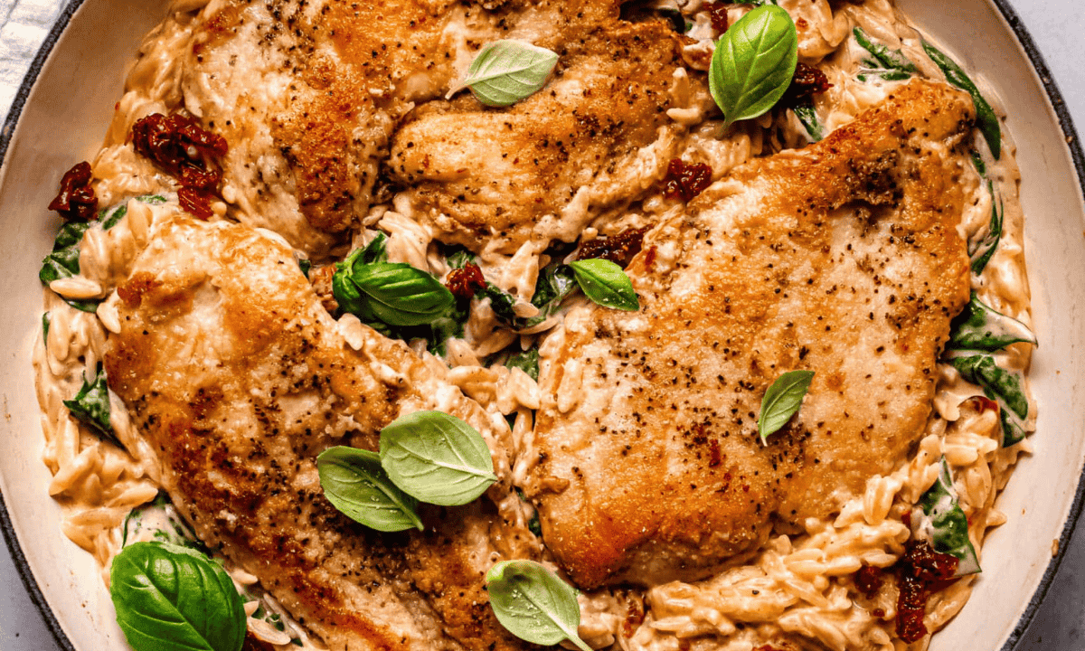 Creamy Sun-Dried Tomato Chicken Orzo: Your New Weeknight Staple